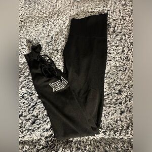 PINK Black Leggings